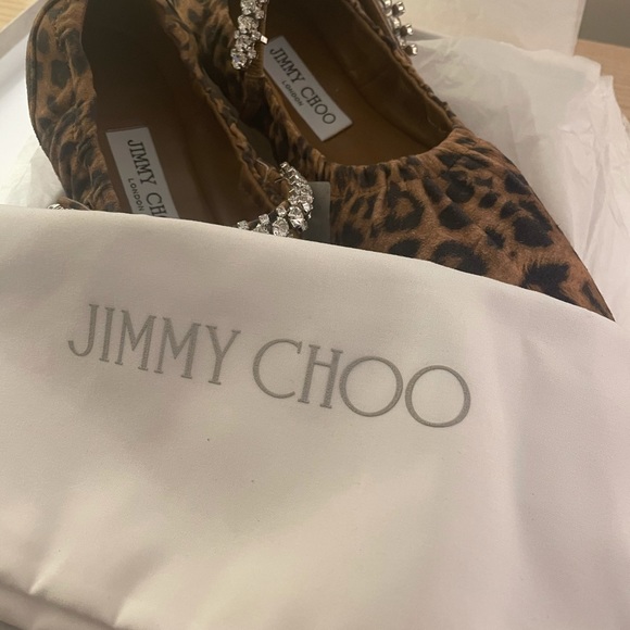 Jimmy Choo Flats with rhinestone strap - Picture 3 of 3